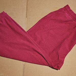Interval Women's Red Hacci Joggers 22/24W - NWOT